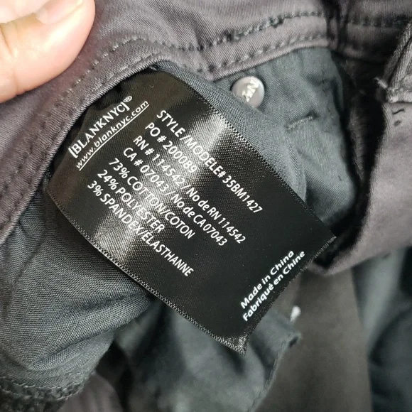 aーa Blank NYC Mens Wooster Slim Fit Comfort Stretch Jeans Size 38